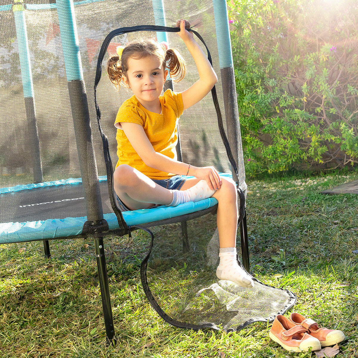 Cama Elástica Infantil con Red de Seguridad Kidine