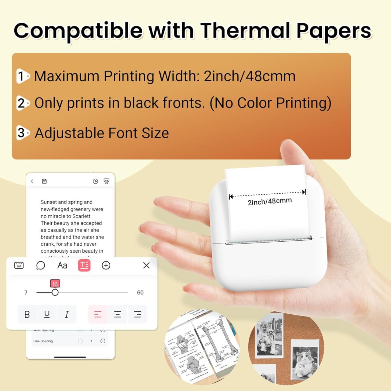 M2 Mini Impresora Térmica Portátil Bluetooth & WiFi – Imprime Donde Quieras