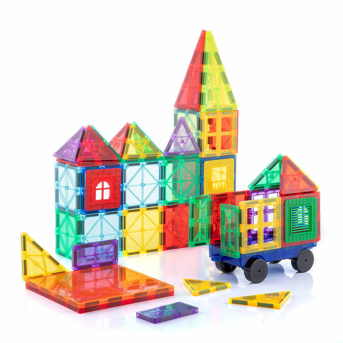 Bloques de Construcción Magnéticos 3D Magoks 57 Piezas