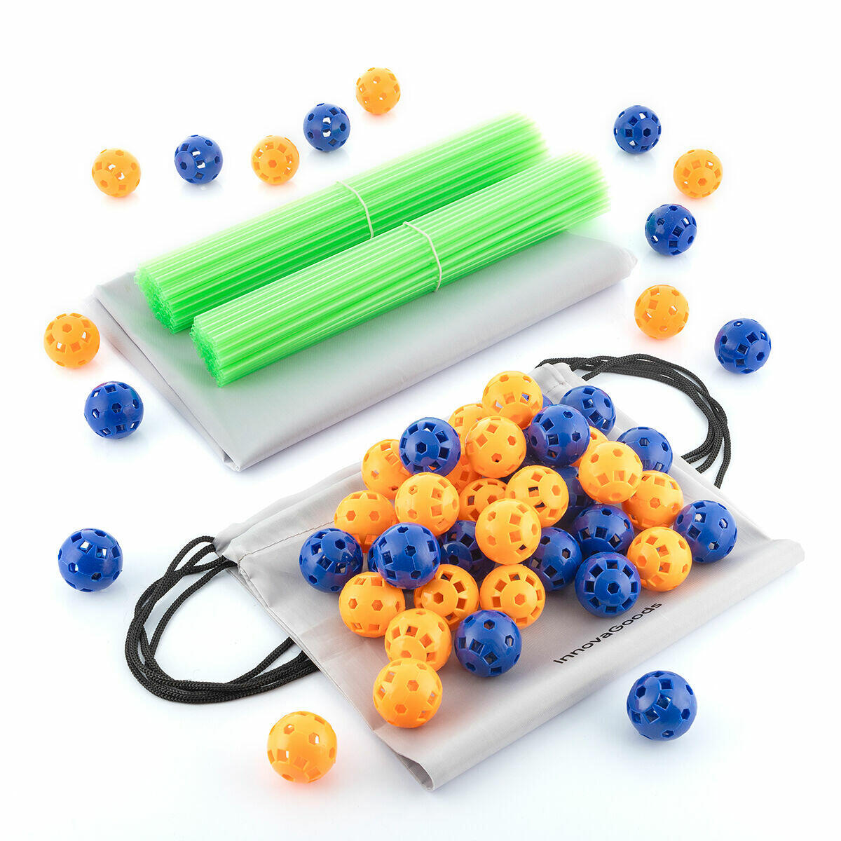 Kit de Construcción de Fuertes para Niños Builkitt 155 Piezas