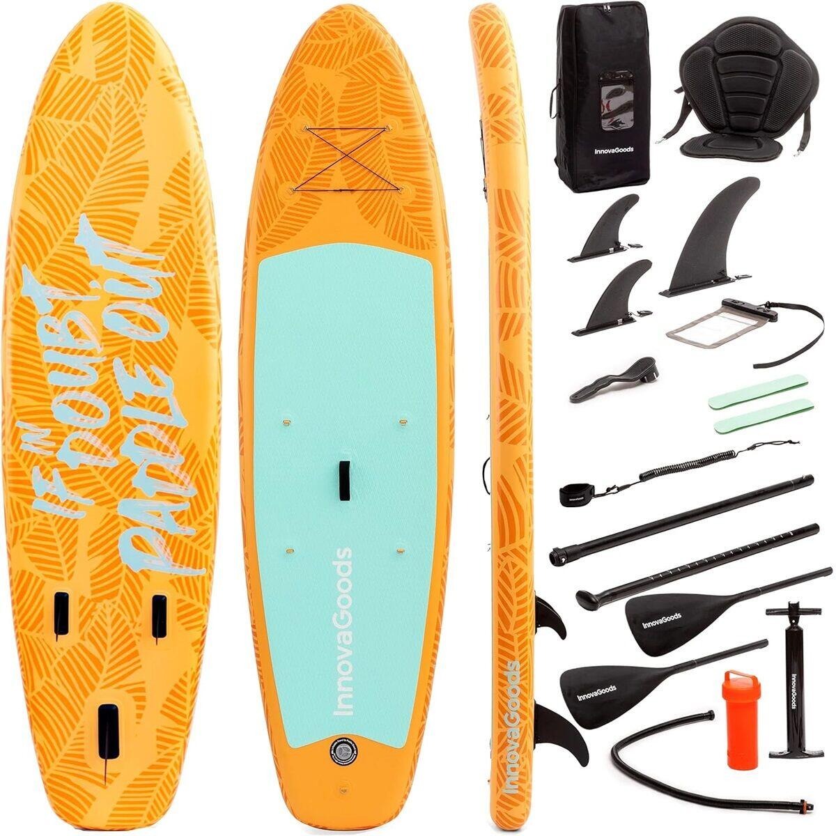 Tabla de Paddle Surf Hinchable 2 en 1 con Asiento y Accesorios Siros 10'5" 320 cm