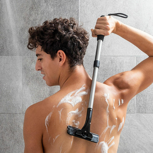 Afeitadora Corporal con Mango de Aluminio Extensible Extaver