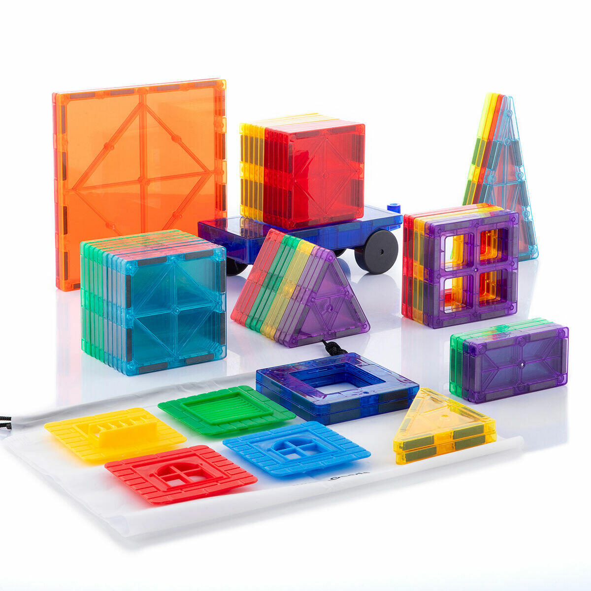 Bloques de Construcción Magnéticos 3D Magoks  57 Piezas