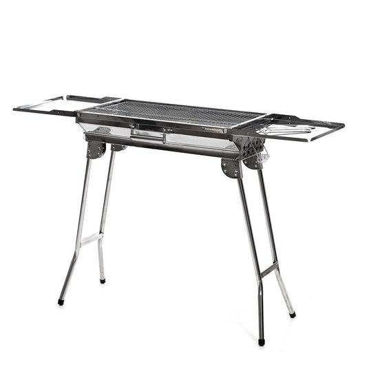 Barbacoa Plegable de Acero Inoxidable para Carbón ExelQ