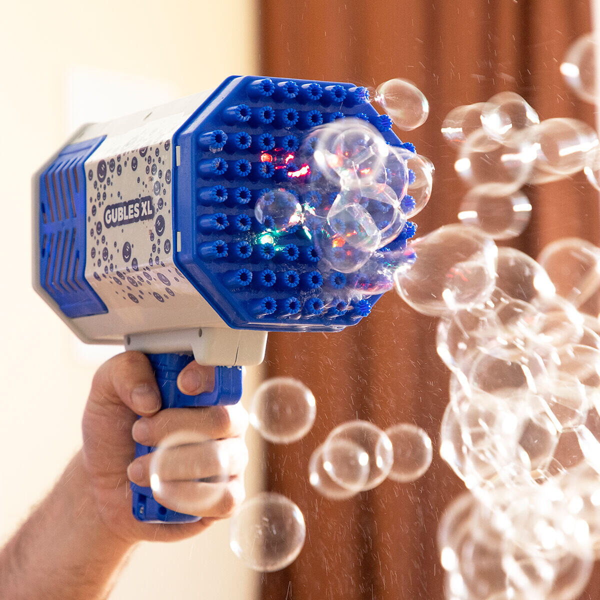 Pistola de Burbujas Gigante con LED Gubles XL