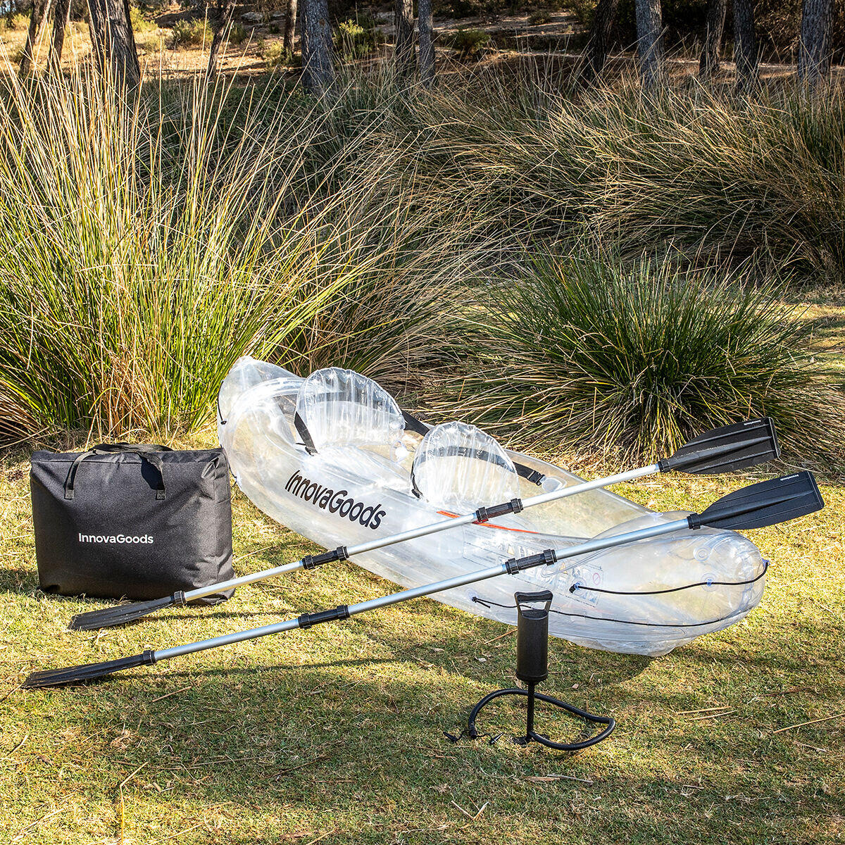 Kayak Hinchable Transparente con Accesorios  312 cm 2 plazas