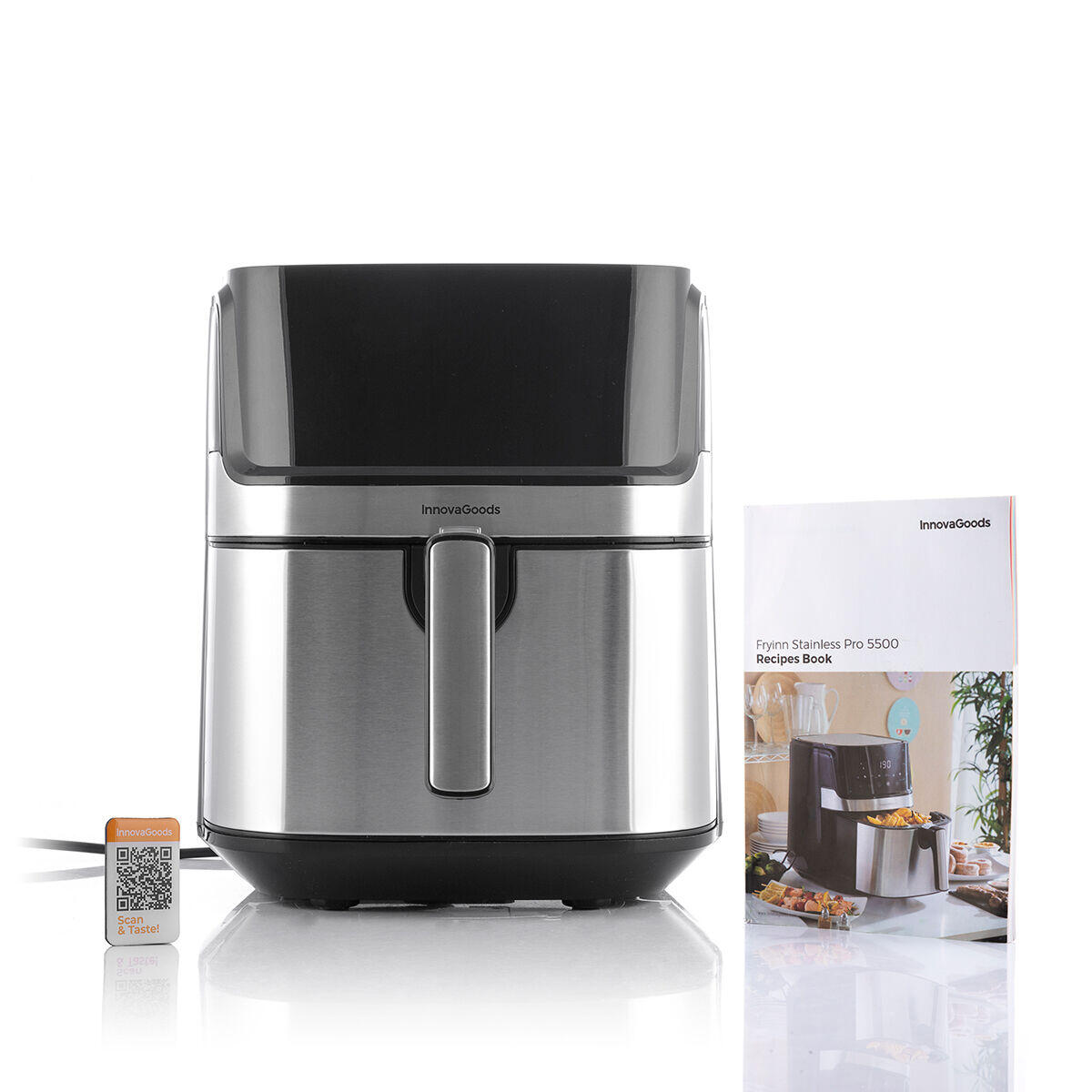 Freidora de Aire  Fryinn Pro 5500 Negro 1700 W 5,5 L Acero Inoxidable