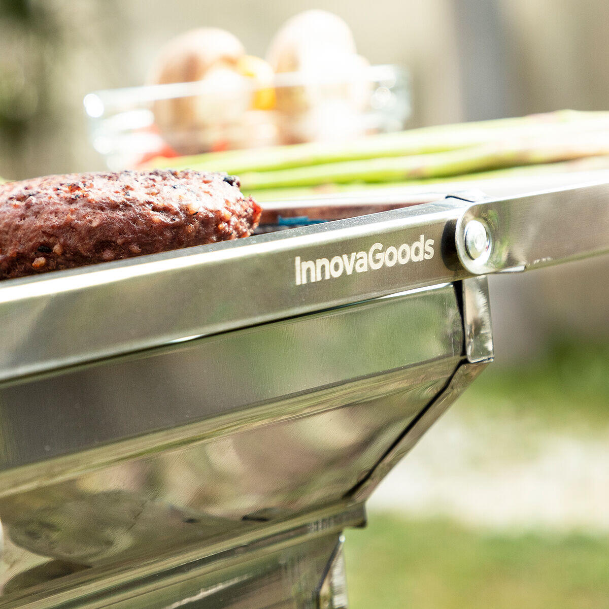 Barbacoa Plegable de Acero Inoxidable para Carbón ExelQ
