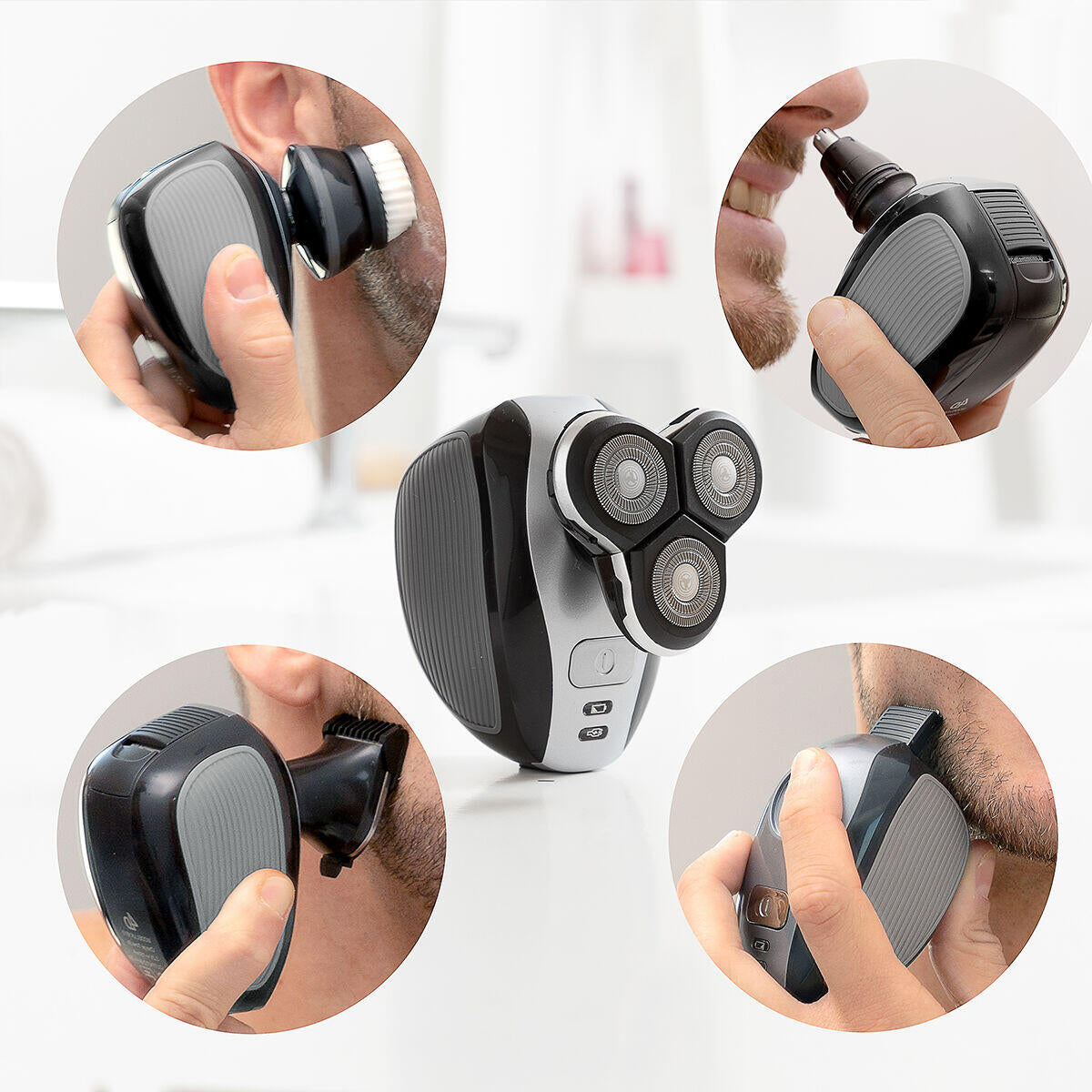 Afeitadora Recargable Ergonómica Multifunción 5 en 1 Shavestyler