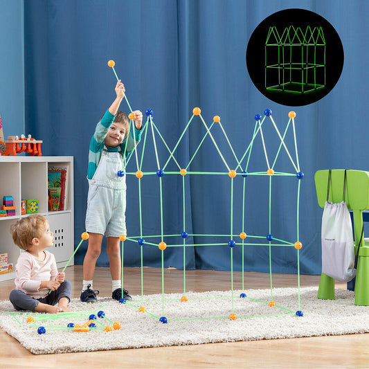 Kit de Construcción de Fuertes para Niños Builkitt 155 Piezas