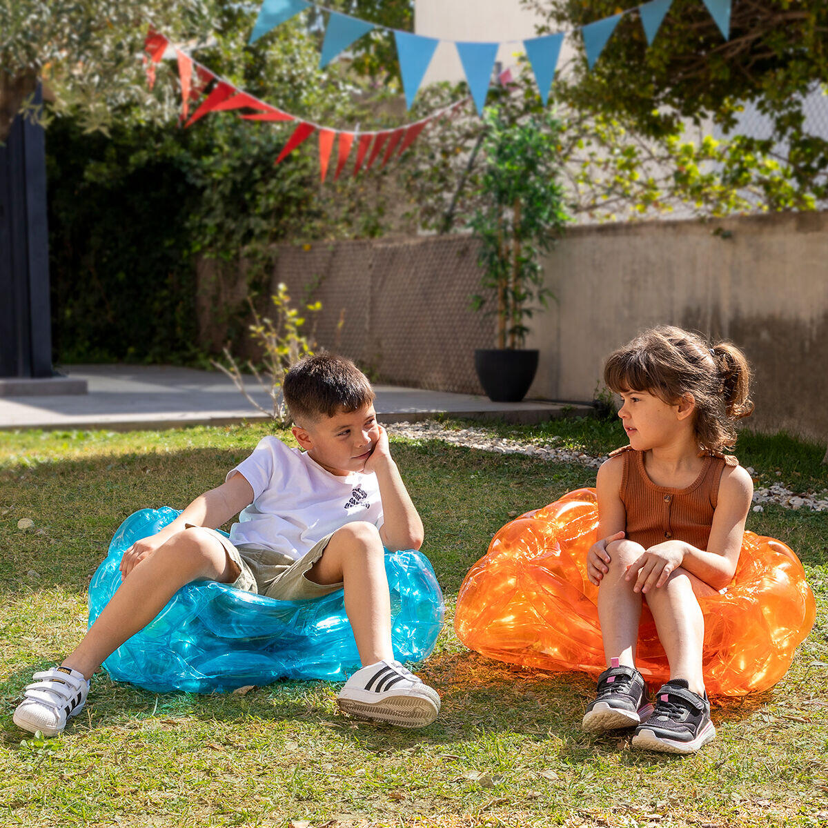 Pelota Burbuja Hinchable Gigante Parachoques Bumpoy 2 Unidades
