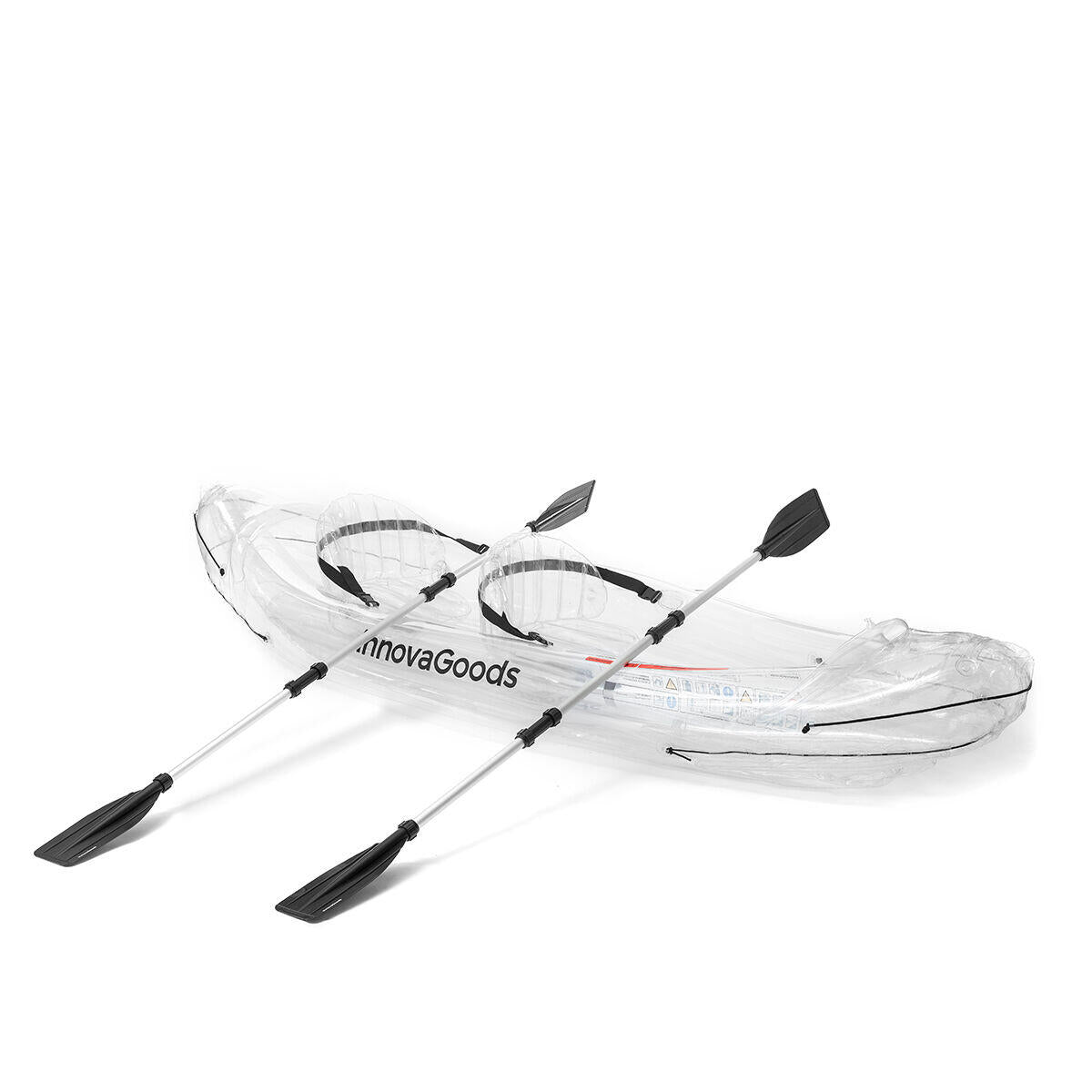 Kayak Hinchable Transparente con Accesorios  312 cm 2 plazas